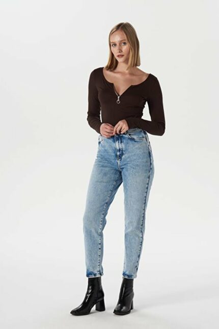 جین زنانه CROSS JEANS کد  C 4525-069 - 17234