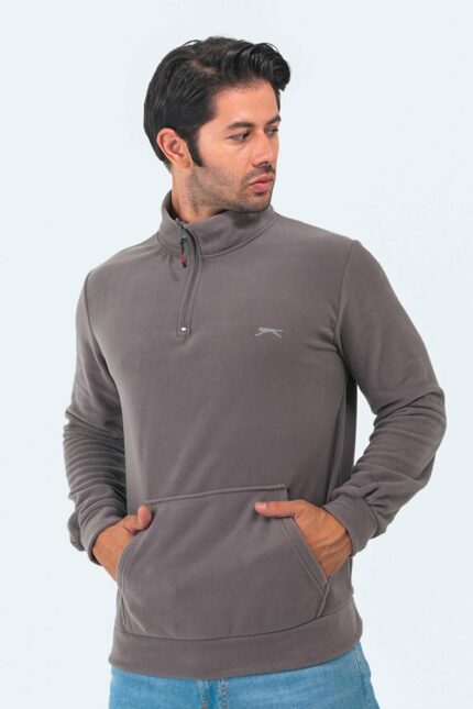 سویشرت زبپ دار مردانه SLAZENGER کد  ST21WE052-230