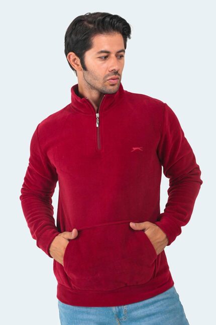 سویشرت زبپ دار مردانه SLAZENGER کد  ST21WE052-620