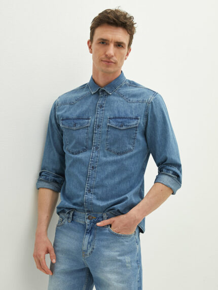 پیراهن جین مردانه LCW Jeans کد  S1I075Z8