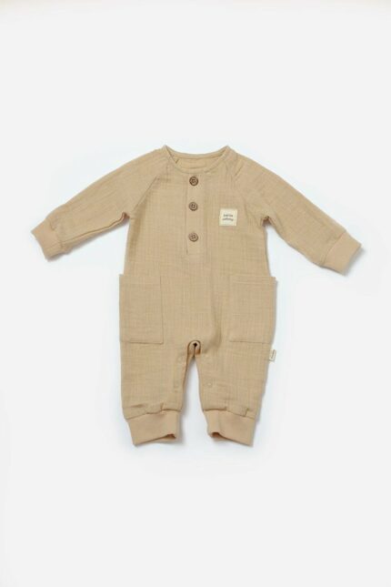 سرهمی نوزاد دختر BabyCosy Organic Wear کد  CSYM7038