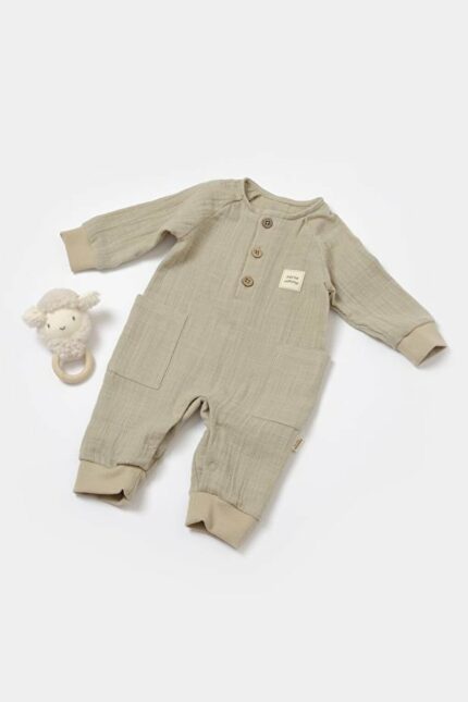 سرهمی نوزاد پسر BabyCosy Organic Wear کد  CSYM7037