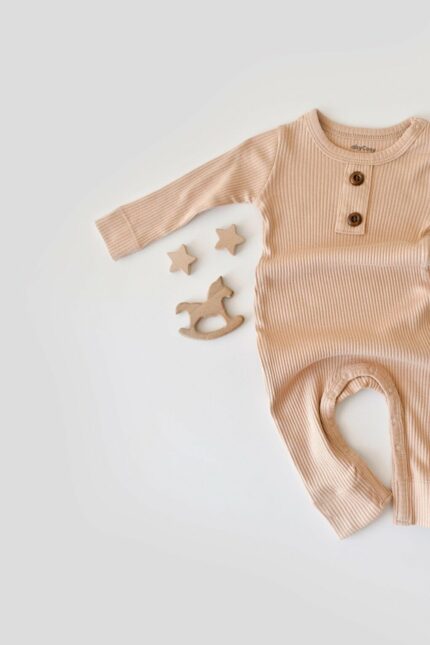 سرهمی نوزاد دختر BabyCosy Organic Wear کد  CSYM11412