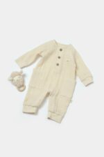 سرهمی نوزاد دختر BabyCosy Organic Wear کد  CSYM7036