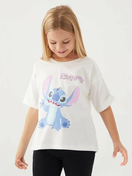 تی شرت دخترانه Stitch کد  18214902324S1